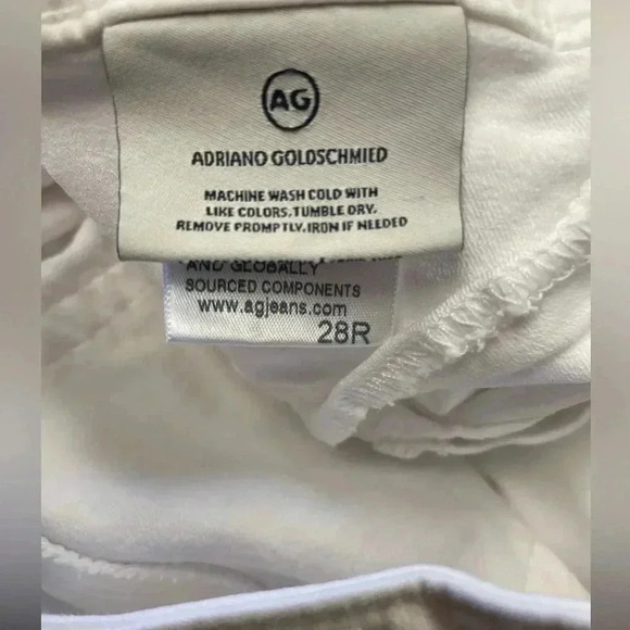 Adriano Goldschmied The Legging Ankle White  Size 28R - Picture 11 of 13